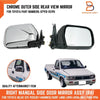 Toyota Hilux Ute LN106 LN85 RN105 Surf RH Chrome Door Wing Mirror (1988-1997)