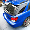 Subaru Impreza WRX Carbon Look Rear Boot Spoiler Lip (2001-2007)