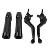 Yamaha FJR XJR 1300 Black Brake Clutch Lever Grip Set (2001-2008)