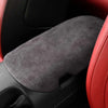 Mustang 2015-2021 Real Leather Interior Armrest Stroage Box Cover Trim Fit