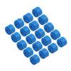 Volkswagen Golf, Passat, Beetle 17mm Blue Wheel Lug Nut Bolt Cover Caps