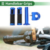 Motorcycle Hand Grips Cover / Handlebar Cover Checkered Diamond Pattern
