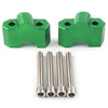 Kawasaki Z750 Z1000 Green Handlebar Riser Clamp (2003-2016)