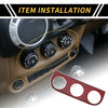 Jeep Wrangler AC Switch Button Control Cover Trim (2011-2023)