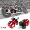 Honda, Suzuki M8x1.25 Red Motorcycle Swing Arm Spools