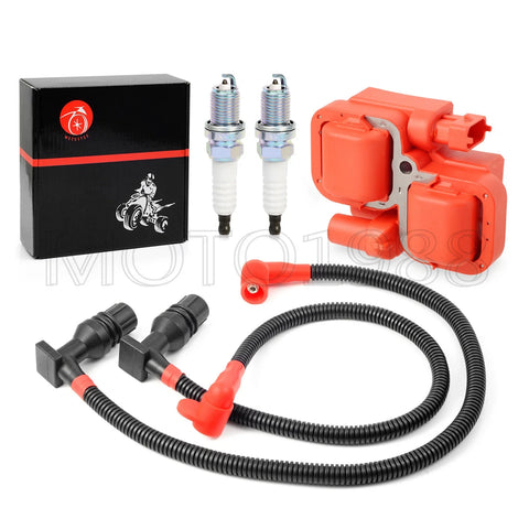 Polaris Ranger 800 Ignition Coil & Spark Plug w/Wire Cap (2011-2017)