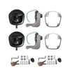 Trailer Canopy 12V Power Black Whale Tail T Handle Lock
