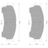 Kia Spectra Front Disc Brake Pad Set (2001-2004)