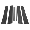 Infiniti G35 (2007-2015) Black Carbon Fiber 6 x Door Pillar Window Trim