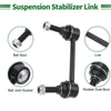 Jeep 4 x Front Suspension Kit Outer Tie Rod Ends Front Sway Bar Link