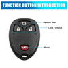 Chevrolet HHR 4-Key Button Key Fob Shell Case (2006-2011)