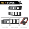 Toyota Tacoma Carbon Fiber Front Door Window Switch Panel Set (2016-2023)
