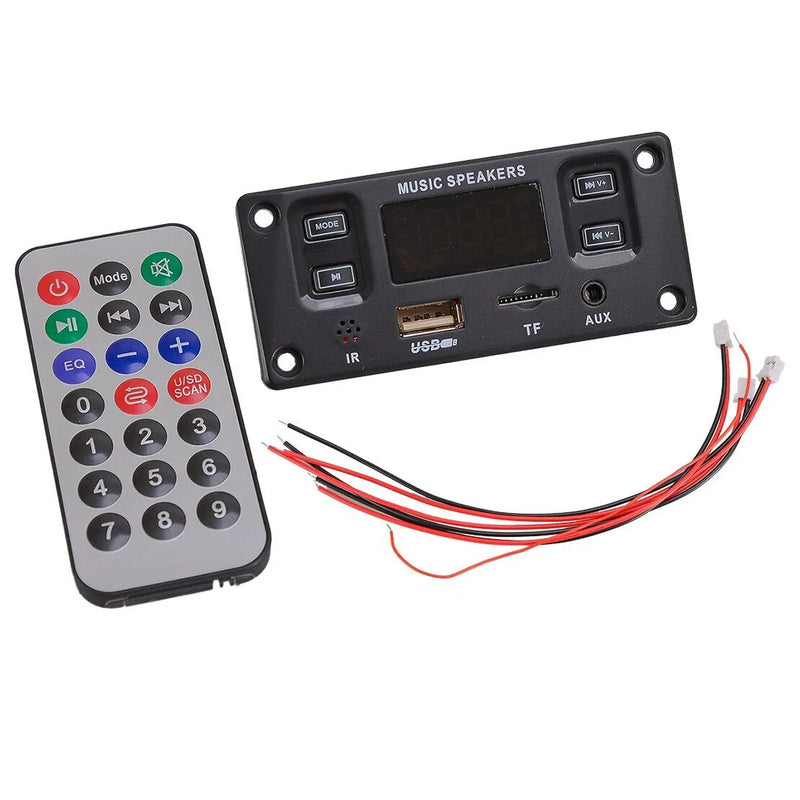 FM Radio Module Bluetooth MP3 Decoder Board USB TF Music Player Set