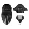 Harley Road Glide Seat Backrest Driver & Passenger Black Grey (2014-2023)