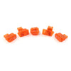 GY6 50-150cc 5Pcs Orange Turn Signal Headlight Ignition Horn Switch Caps