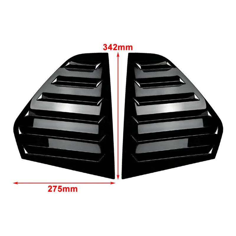VW Golf 8 Rear Window Side Vent Shutter Louver Cover Trim (2020-2022)