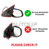 Mitsubishi Outlander 2 x Door Mirror L/R Heated w/Signal (2014–2019)
