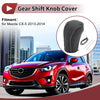 Mazda CX-5 (2013-2014) Gray Faux Leather Gear Shift Knob Cover