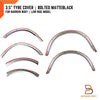 Nissan Navara 3.5" Tyre Coverage Matte Black Bolted Fender Flares (15-19)