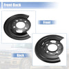 Ford F250 Super Duty Rear Brake Dust Shield Backing Plates (1999-2010)