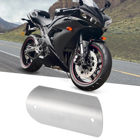 Motorcycle Silver Tone Exhaust Muffler Pipe Heat Shield Set