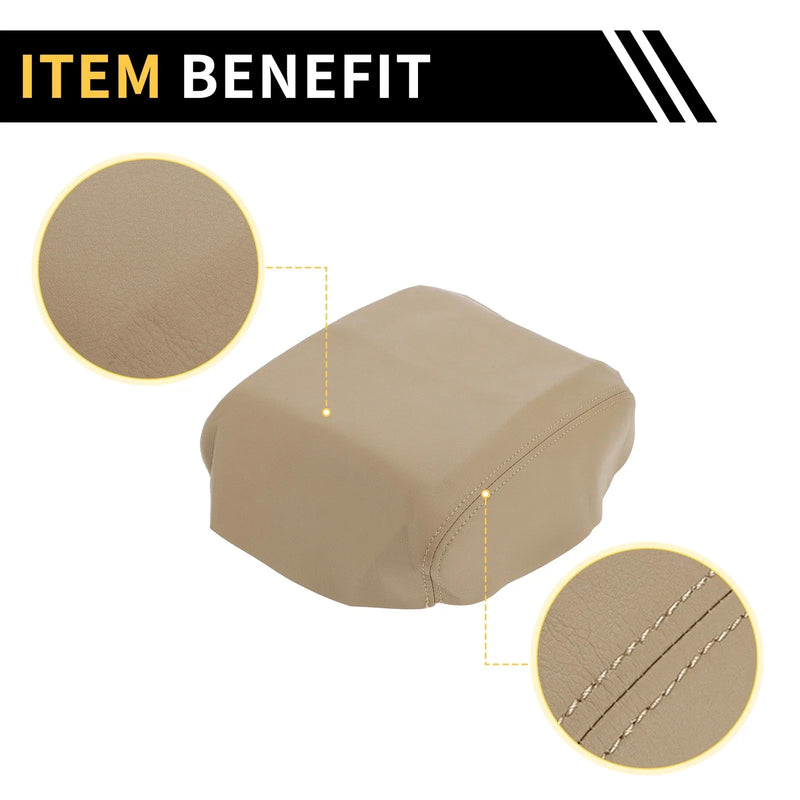 Honda Ridgeline 2006-2014 Microfiber Leather Beige Center Console Cover