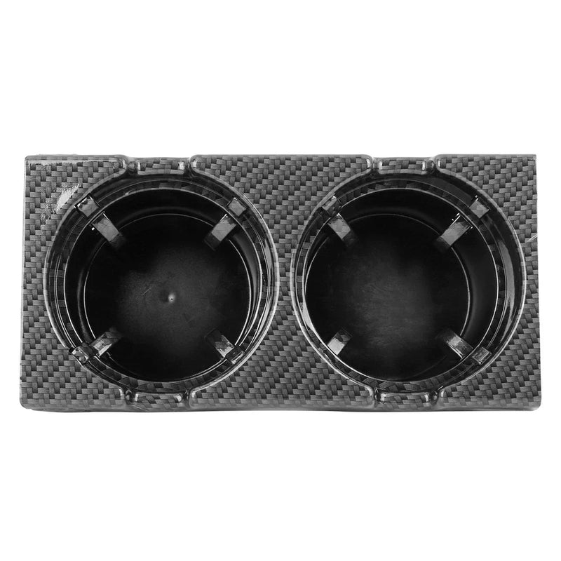 BMW E46 Car Center Console Cup Holder Carbon Fiber Pattern