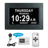 Dementia - Time, Date, Month 7" LED Digital Day Clock Calendar Wall (2023)