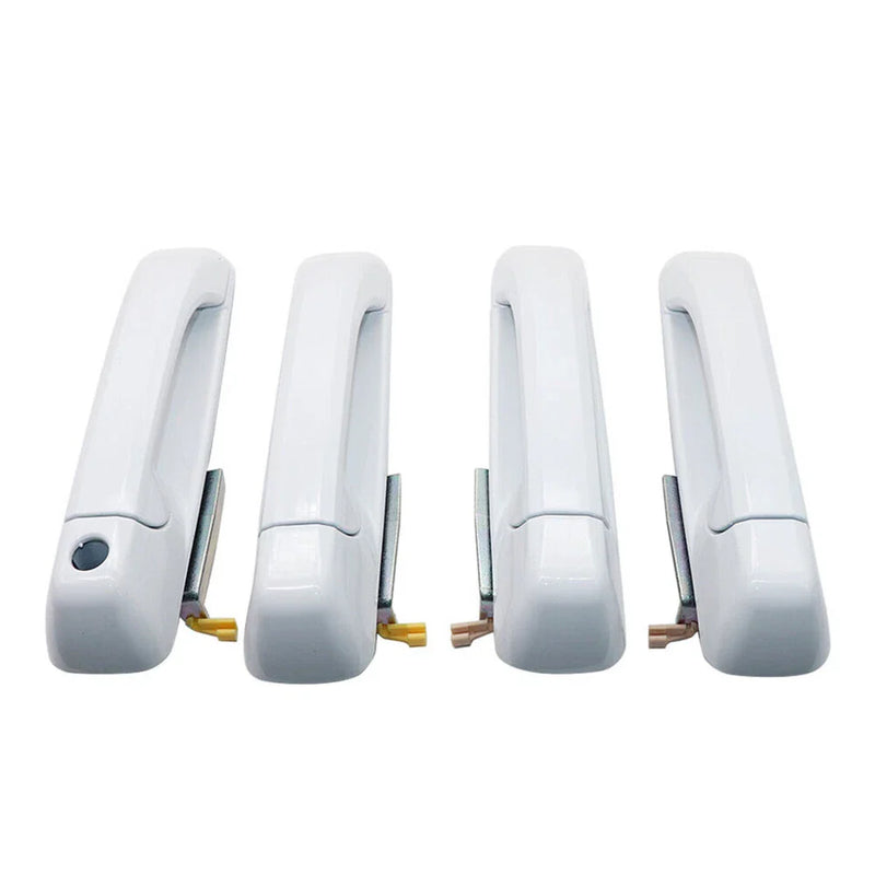 Ram 1500 2500 3500 4 Pcs Door Handle Set Bright White (2019-2023)