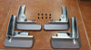 2020-2023 Toyota Corolla Sedan Silver Painted Mud Flaps (2020-2023)