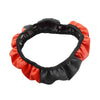 SUV Black Red Universal Microfiber Leather Steering Wheel Cover 15"