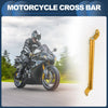 Motorcycle Cross Bar / 34cm / Mirror Mount Handlebar Gold Tone, 1x