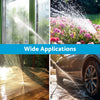 Car Wash Gardening Long Pole Foam Water Bottle Nozzle 360° Rotating