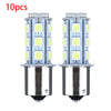 RV Camper Trailer 10 x 12V 1156 1141 18SMD LED Interior Light Bulbs
