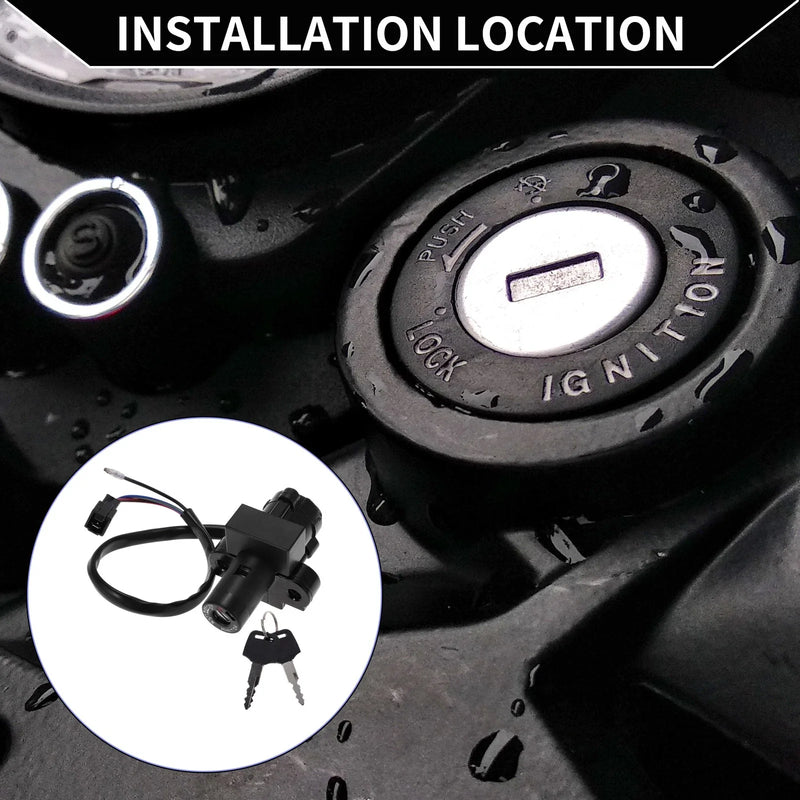 Honda CBR250 MC19 MC22 (1988-1994) 1 Set Ignition Key Switch