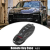 Set Carbon Fiber Pattern Black Car Remote Key Cover Fob Case Shell Porsche