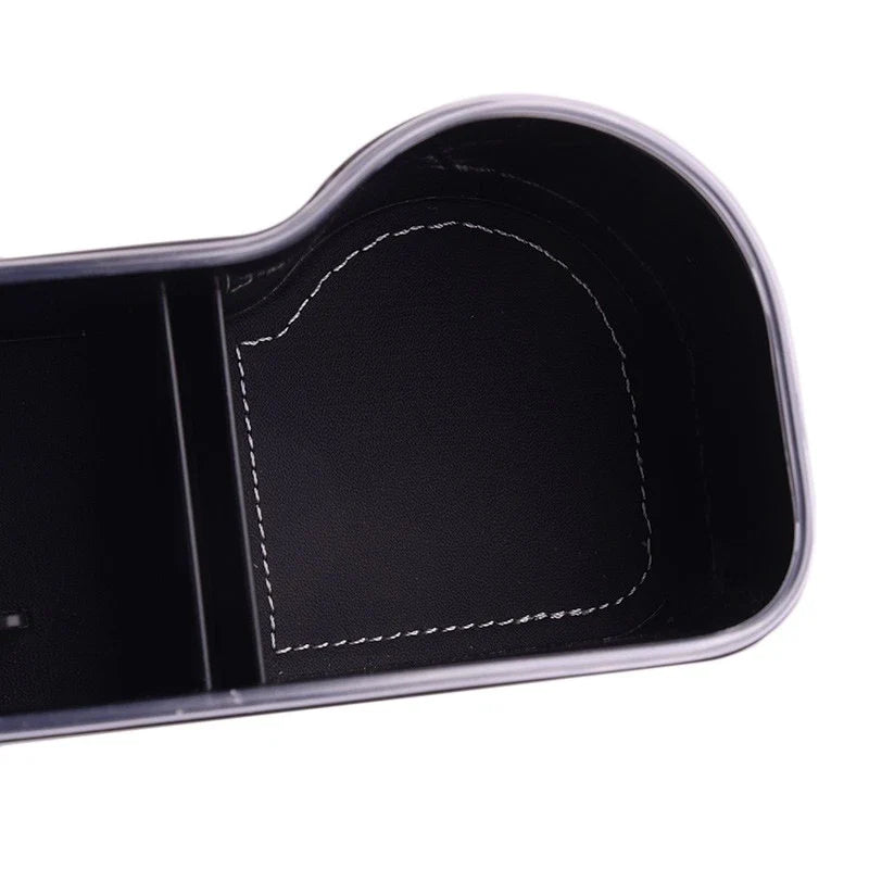 Universal Fit Car Seat Gap Filler Storage Box with Dual USB