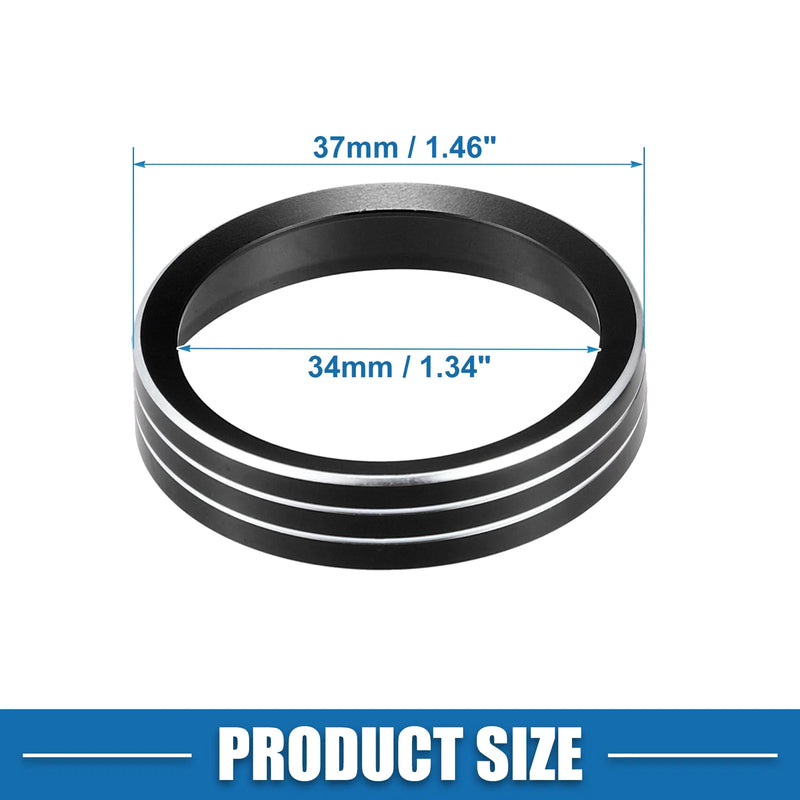 Jeep Grand Cherokee Console Audio Volume Knob Ring Covers (2014-2020)
