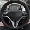Honda Civic 2006-2011 Black Leather Steering Wheel Cover