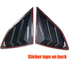 Hyundai Tucson Carbon Fiber Window Quarter Louver Cover Trim (2016–2020)