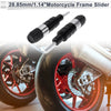 Make Model 0.73" Aluminum Alloy Motorcycle Slider Frame / 2 Pcs / Silver Tone
