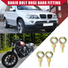 Auto Motorcycle 4 x Banjo Bolt Hose Barb Fitting Metal 12mm ID 6mm OD