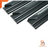 Mitsubishi Pajero Sport Matte Black Scuff Plate Door Sill Protector (2015-2025)