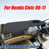 Honda Civic RHD Leather Dashboard Cover Dash Protector Pad Mat (2006–2011)