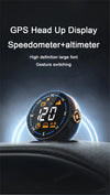 Universal USB Car Dash HUD Speedometer Display Alarm MPH KMH