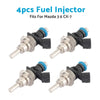 Mazda 3 BK, 6, CX-7 L3 2.3L Turbo 4PCS Fuel Injectors (2003-2013)