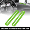 Dodge Challenger (2015-2019) Green 2 x Door Air Condition Outlet Vent Trim