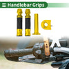 Motorcycle Handlebar Hand Grips Side Wine Glass Pattern Cover Kit