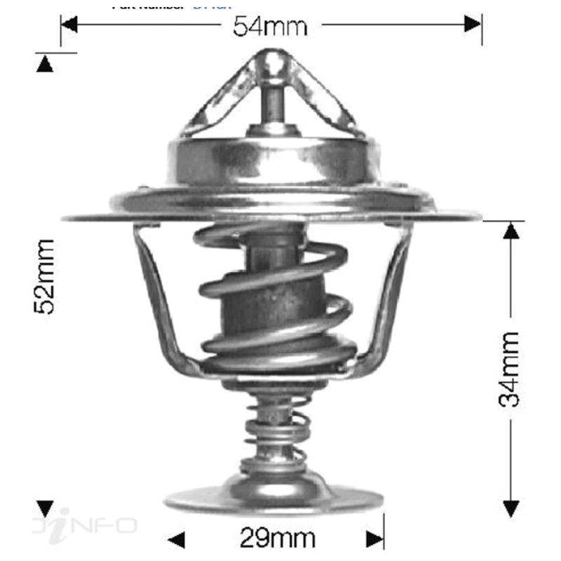 Nissan 720 4cyl 2.2L 2.5L 2.3L SD22 SD25 SD23 1980~1986 Thermostat