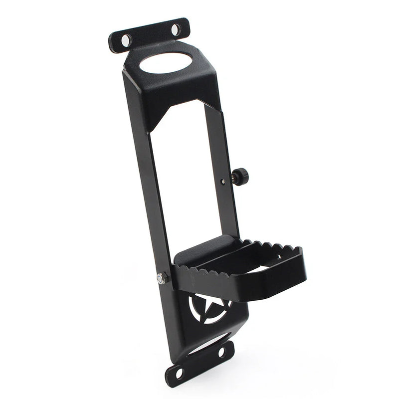 Jeep Wrangler Black Door Hinged Step Pedals Foot Pegs (2007-2023)